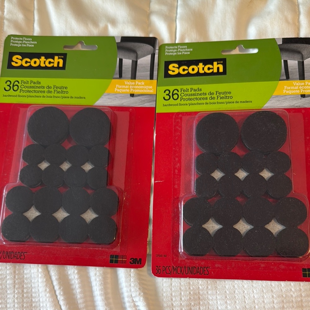 Scotch Black Felt Pads